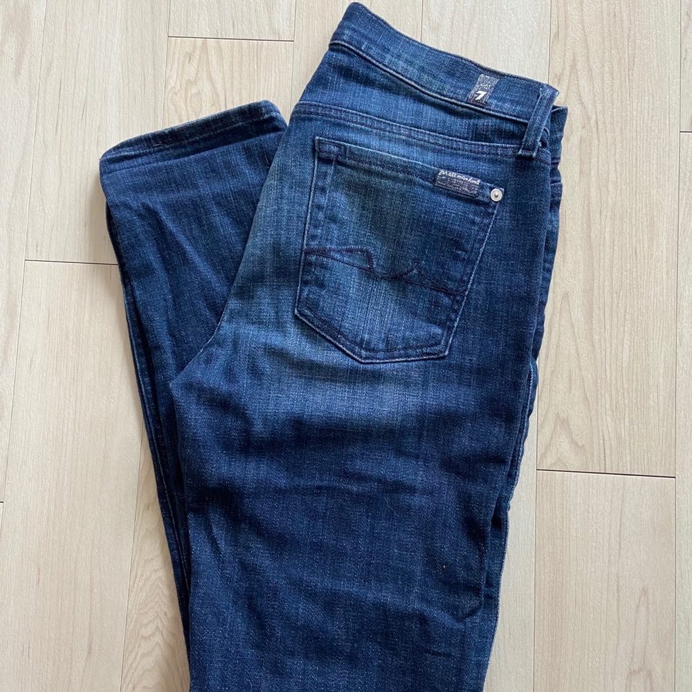 7 For All Mankind Josefina Skinny Boyfriend Jeans